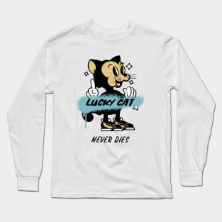 Lucky Cat Never Dies Long Sleeve T-Shirt